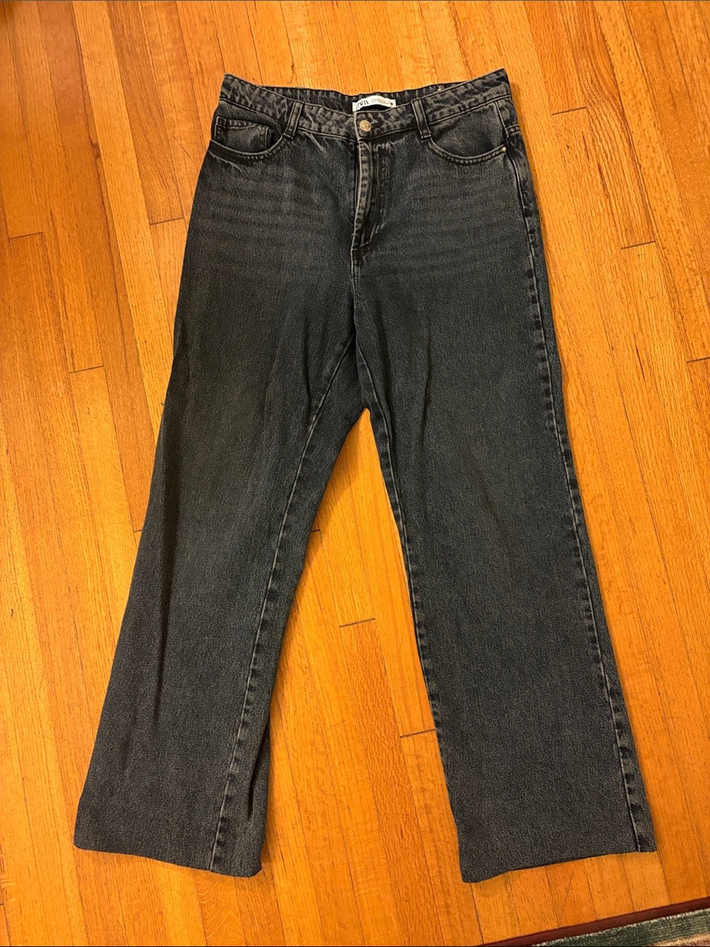 Zara Wide Leg Dark Denim